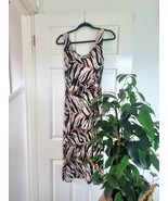 Warehouse size 8 midi dress holiday vacation Beach small viscose - €18,48 EUR