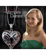 The Vampire Diaries Caroline Forbes Heart Necklace - $190.17 MXN