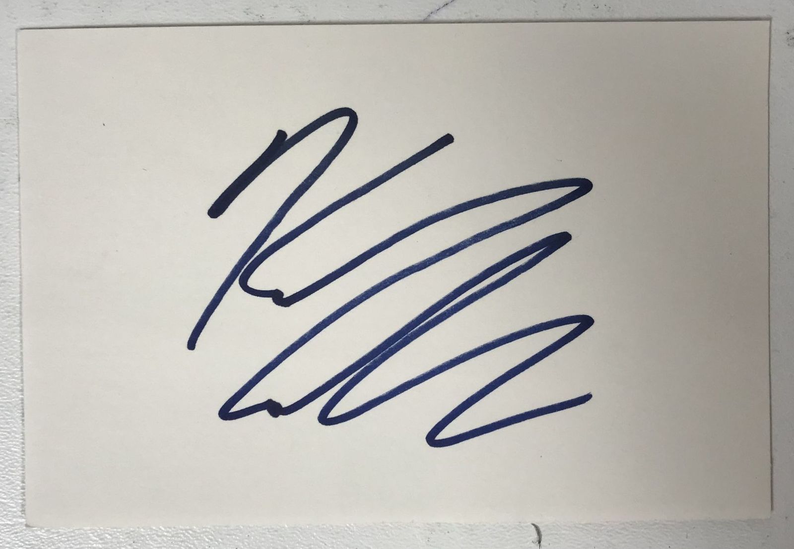 Kevin Connolly Signed Autographed 4x6 Index Card - $15.00