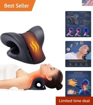 Ergonomic Heated Neck Stretcher - Adjustable Cervical Support for Tensio... - $42.00