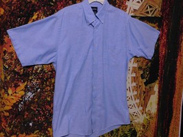Men&#39;s Short Sleeve Dress Shirt By Puritan / Size 16 - £10.95 GBP