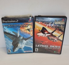 Lethal Skies: Elite Pilot Team SW &amp; Ace Combat 4 (Sony Playstation 2, 2002) CIB - £15.08 GBP