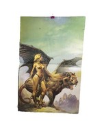 Boris Vallejo High Couch of Silistra Poster 1979 Fantasy 36.5x23.5 Vintage - €68,22 EUR