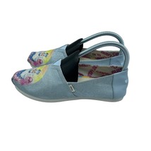 Toms Candy Land Slip On Shoes Flats Glitter Frostine Alpargata Womens Si... - $39.59