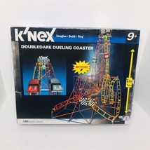 K&#39;NEX Knex Double Dare Doubledare Dueling Roller Coaster Set 1054 Pc New... - £59.31 GBP