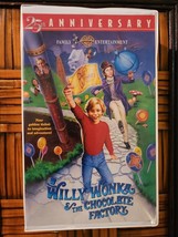 Willy Wonka and the Chocolate Factory VHS 1999 Remastered 25th Ann. Movie - £2.39 GBP