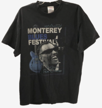 Ray Charles Vintage 2004 Monterrey Festival Blues Tribute Soul Black T-Shirt L - $49.21