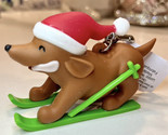 Bad &amp; Body Works Pocketbac Holder Dog Santa Hat Puppies Christmas Ski Sl... - $13.84