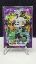 2017 Prizm Elijah McGuire RC Prizm Purple Cracked Ice #73/75 NY Jets - $3.95