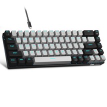 Portable 60% Mechanical Gaming Keyboard, Mk-Box Led Backlit Compact 6... - £55.35 GBP