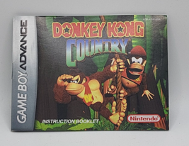 Donkey Kong Country Instruction Booklet ONLY! (Game Boy Advance, GBA) Manual - £7.86 GBP
