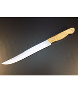 Vintage CARVING KNIFE LIFETIME CUTLERY JET CUT 12.5&quot; Stainless Steel D 400 - $17.62 CAD