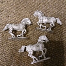 1 inch foundry miniatures set of 3 horses new - £8.56 GBP