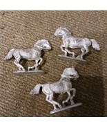 1 inch foundry miniatures set of 3 horses new - £8.56 GBP