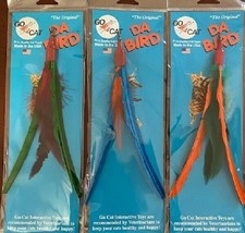 GO CAT DA BIRD FEATHER REFILL INTERACTIVE TOYS CAT NIP  KITTEN PLAY COUN... - $427.22 MXN