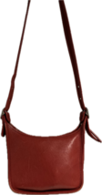 Vintage Red Glove Tanned Leather Coach Crossbody Purse w Keychain - £132.91 GBP