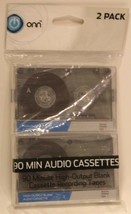 ONN Audio Cassette Tape Lot of 2   90 Minute  - $6.92
