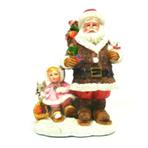 Eskimo Santa and Snow Baby International Santa Claus Collection Figurine... - $14.00