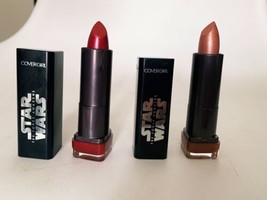 CoverGirl Star Wars Limited Edition Colorlicious Lipstick No 30 And 70 - £15.81 GBP