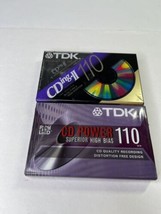 TDK CD Power 110 min Type II (IEC2) High Bias &amp; CD Power Sealed Cassette Tapes - £8.39 GBP