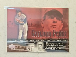 2002 Upper Deck Piece of History #71 Gaylord Perry - San Francisco Giants - MLB - £2.13 GBP