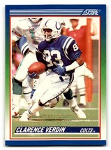 1990 Score #371 Clarence Verdin    Indianapolis Colts Football Cards EX ID:57475 - $1.67