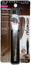 1- Maybelline Brow Precise Fiber Volume Eyebrow Mascara #255 SOFT BROWN ... - $437.25 MXN