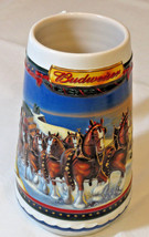 Budweiser RARE Holiday Stein 2002 Guiding the Way Home CS529 lighthouse Beer - $20.58