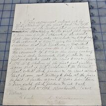 Antique Document Burkeville Texas 1901 Signed Curtis Tatum &amp; Dickerson - $28.11 CAD