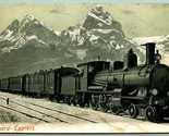 Gotthard Express Locomotive Train Switzerland UNP UDB Postcard B13 - £9.91 GBP