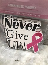 ShipN24Hours.  Breast Cancer Awarness Pink Magnet. New - £12.41 GBP