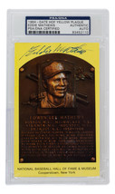 Eddie Mathews Signed Slabbed Atlanta Braves Hall of Fame Plaque Postcard... - $125.12