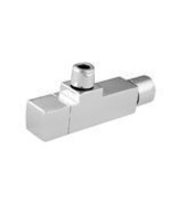 Brasstech 473-3/20 Stainless Steel 1/2&quot; Inlet Square Handle Contemporary... - $196.95 CAD