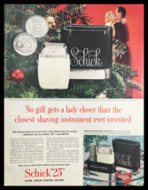 1955 Schick Electric Shavers feat. Robert Montgomery Show Vintage Print Ad - $14.20