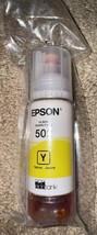 Epson 502 Yellow Ink Bottle T502420S Genuine Original OEM NEW! - $258.02 MXN