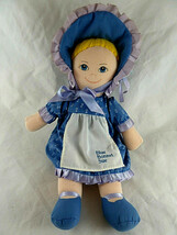 Dakin Blue Bonnet Sue 11&quot; Plush Stuffed Rag Doll 1986 Promotional Toy - £9.46 GBP