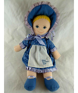 Dakin Blue Bonnet Sue 11&quot; Plush Stuffed Rag Doll 1986 Promotional Toy - $16.12 CAD