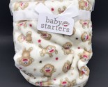 Baby Starters Sock Monkey Baby Blanket Single Layer - £35.95 GBP