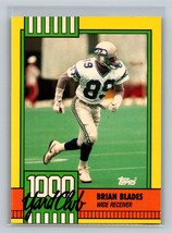 Brian Blades #27a 1990 Topps Seattle Seahawks 1000 Yard Club - $1.99