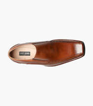 Stacy Adams Templin Bike Toe Loafer Shoes Cognac 24507-221 image 5