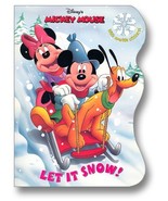 Disney &quot;Mickey Mouse LET IT SNOW&quot; Activity/Sticker/Coloring Book - £7.86 GBP