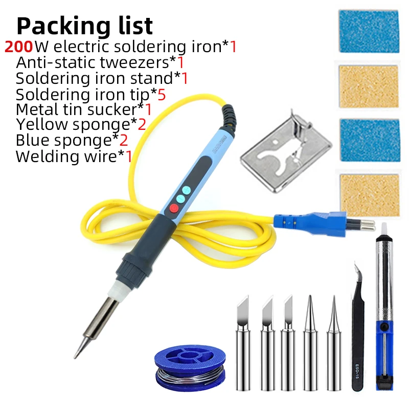 ELectric Soldering  60W 200W Adjustable Temperature Solder Soldering Tip... - £47.46 GBP