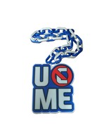 John Cena You Can&#39;t See Me Pendant Chain Necklace WWE Red White Blue Res... - $1,637.23 MXN
