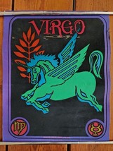 1969 Vigro Zodiac sign blacklight velvet poster small 16&quot; x 19&quot; Pegasus - £27.68 GBP