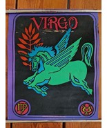 1969 Vigro Zodiac sign blacklight velvet poster small 16&quot; x 19&quot; Pegasus - £27.21 GBP
