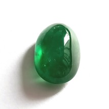 Zambian Emerald, Cabochon, 14.63 Cts., Emerald Cabochon, Emerald, Oval Cabochon, - £3,597.10 GBP