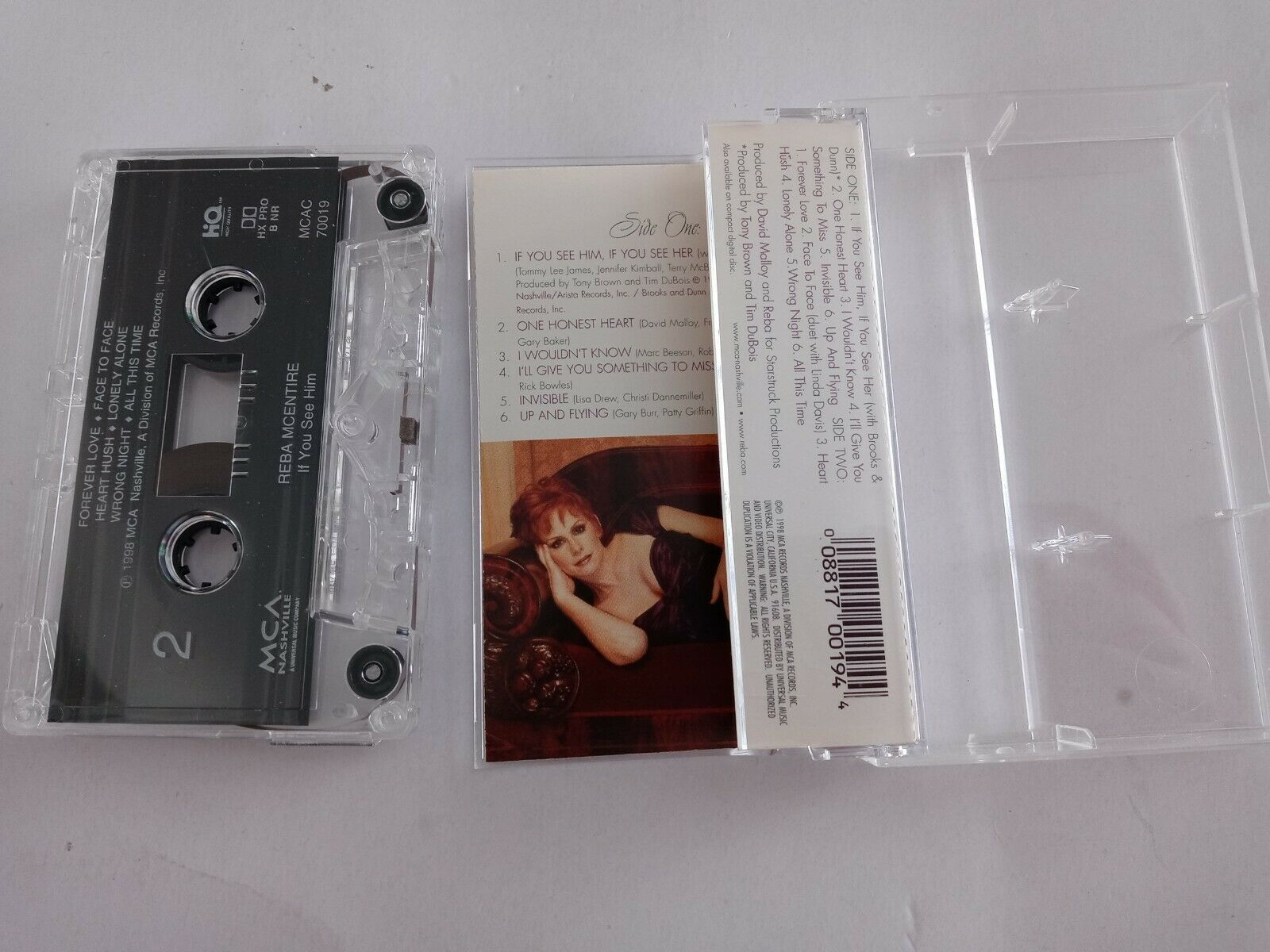 REBA McENTIRE - If You See Him CASSETTE TAPE (1998) Item image 4