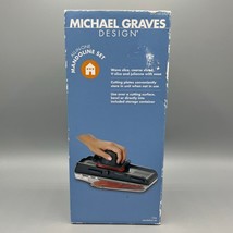 Michael Graves Design All-In-One Mandoline Set Compact Storage Dishwasher Safe - £19.77 GBP