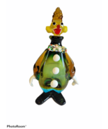 Vintage Tall Venetian Murano Glass Clown Decanter Bottle Hand Blown 12&quot; ... - $225.65 CAD