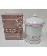 Vintage Avon Apothecary Jar New in box 1987. Pink and White U96 - £13.29 GBP